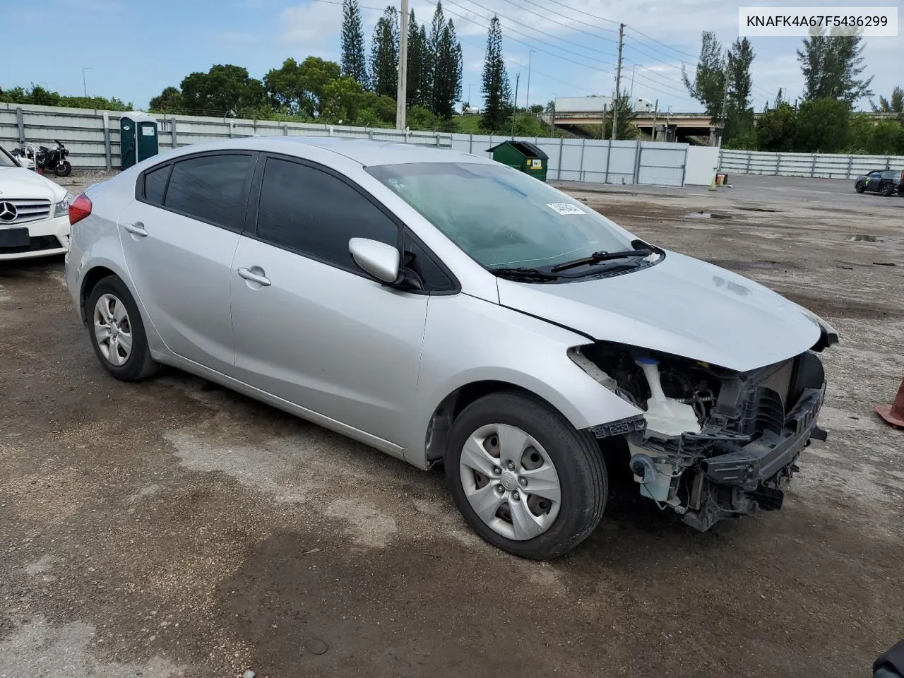 2015 Kia Forte Lx VIN: KNAFK4A67F5436299 Lot: 74469424