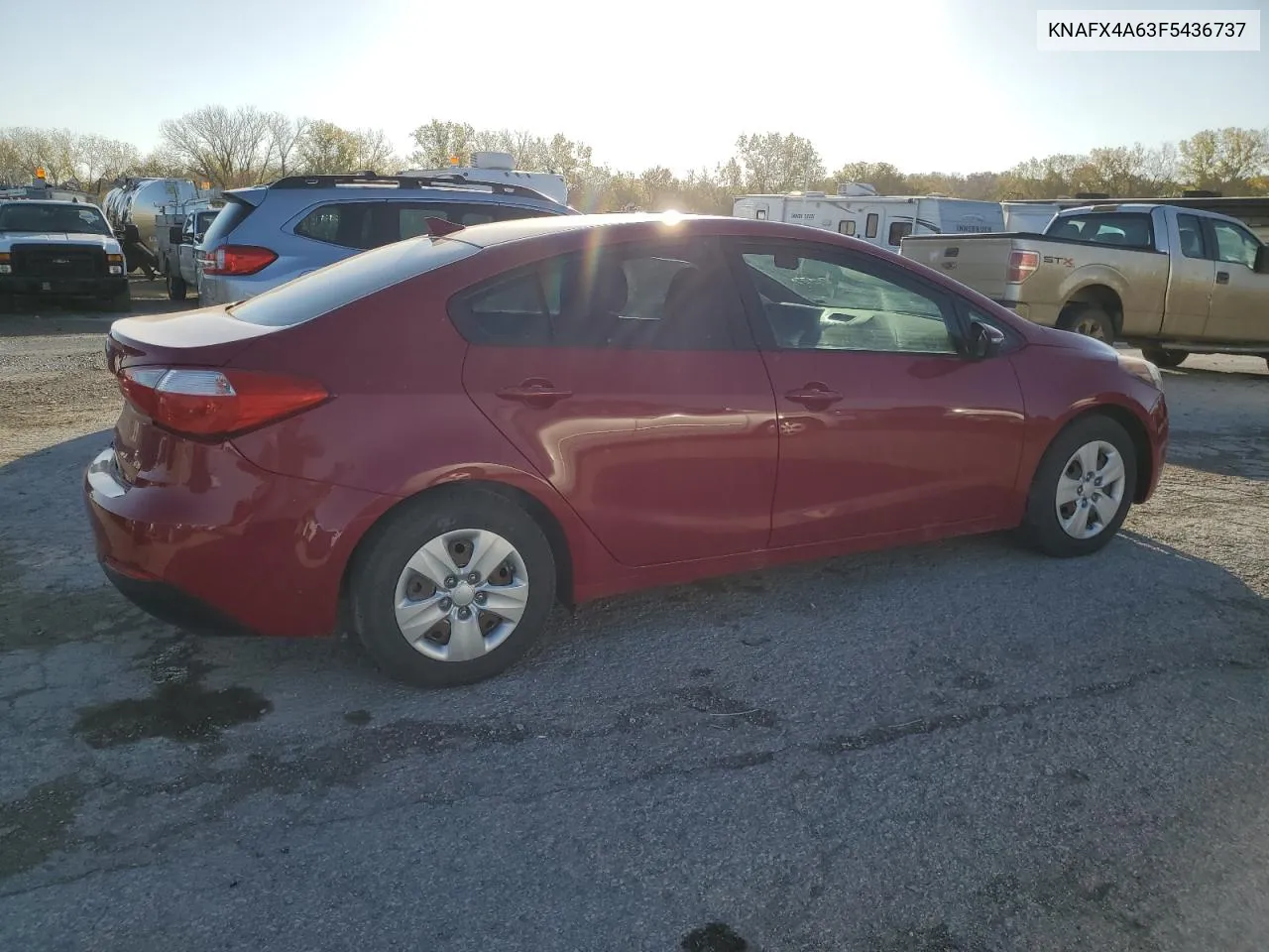 2015 Kia Forte Lx VIN: KNAFX4A63F5436737 Lot: 75307434