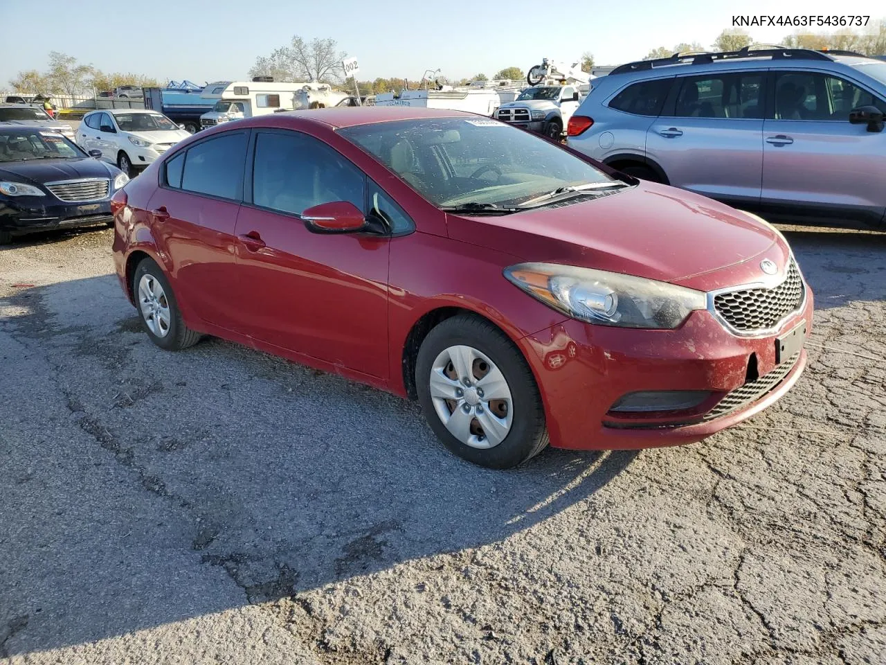 2015 Kia Forte Lx VIN: KNAFX4A63F5436737 Lot: 75307434