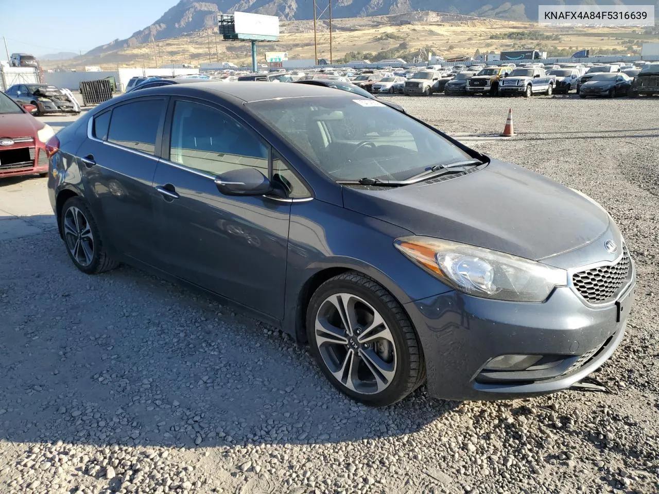 KNAFX4A84F5316639 2015 Kia Forte Ex