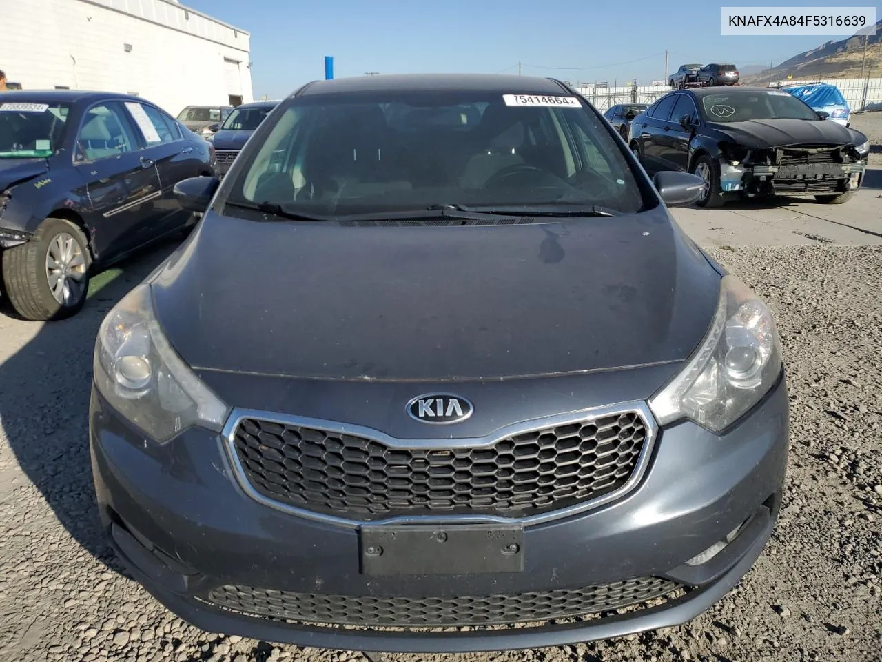 KNAFX4A84F5316639 2015 Kia Forte Ex