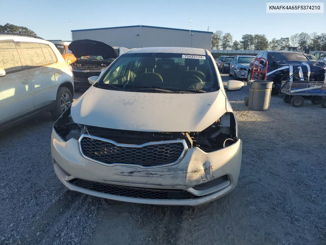 2015 Kia Forte Lx VIN: KNAFK4A65F5374210 Lot: 75433114