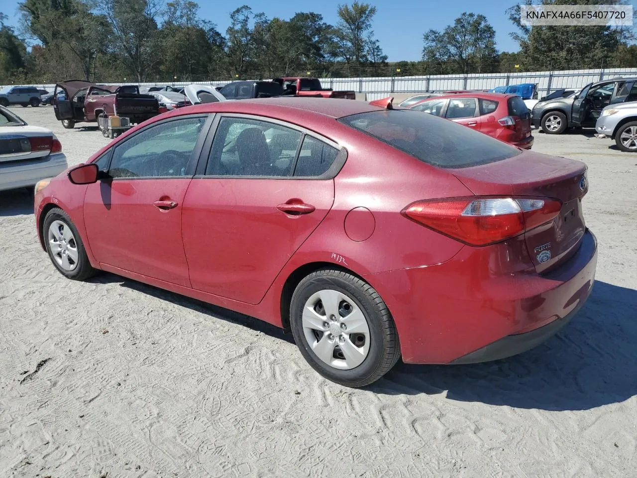 2015 Kia Forte Lx VIN: KNAFX4A66F5407720 Lot: 75601094