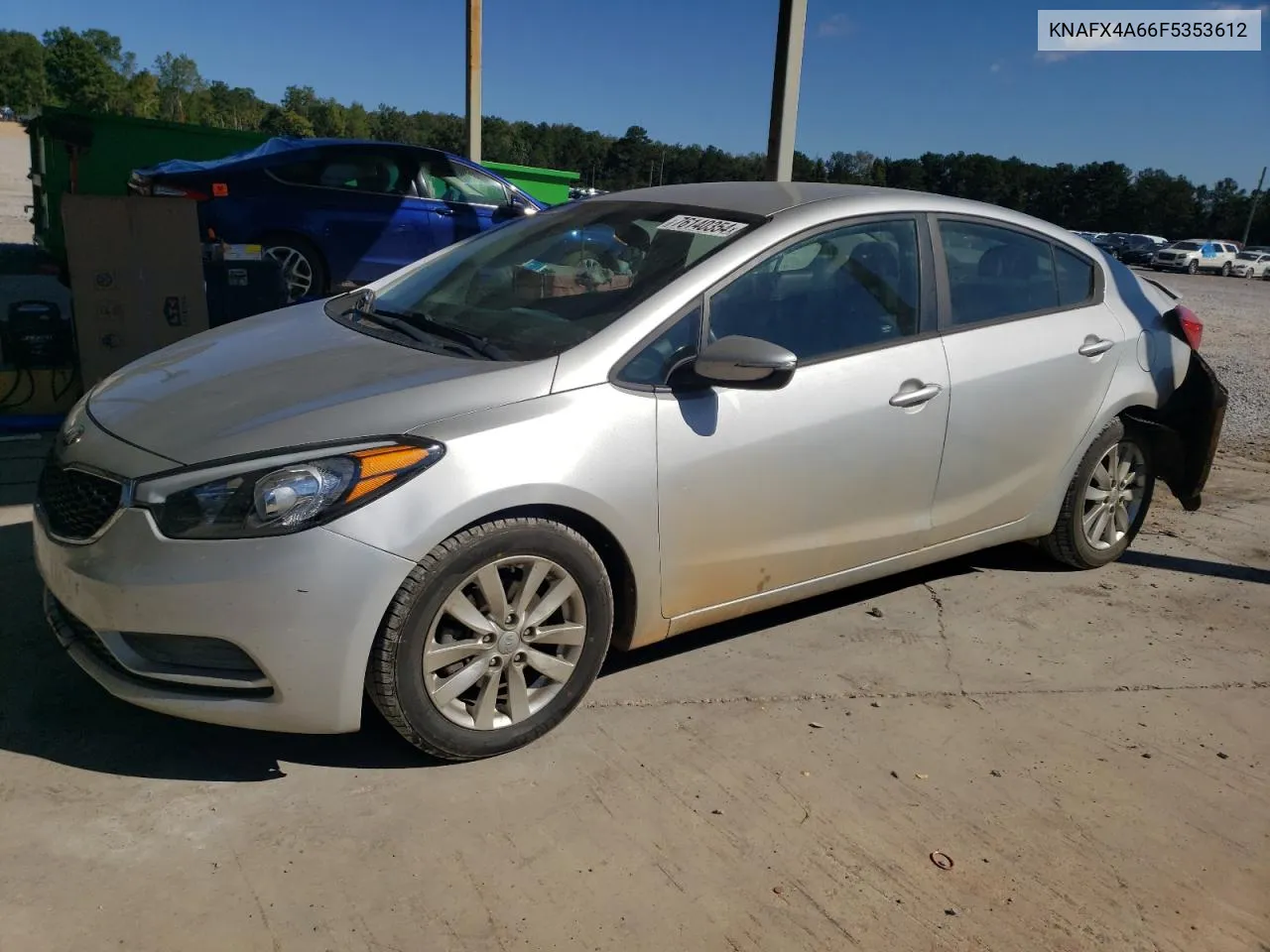 2015 Kia Forte Lx VIN: KNAFX4A66F5353612 Lot: 76140354