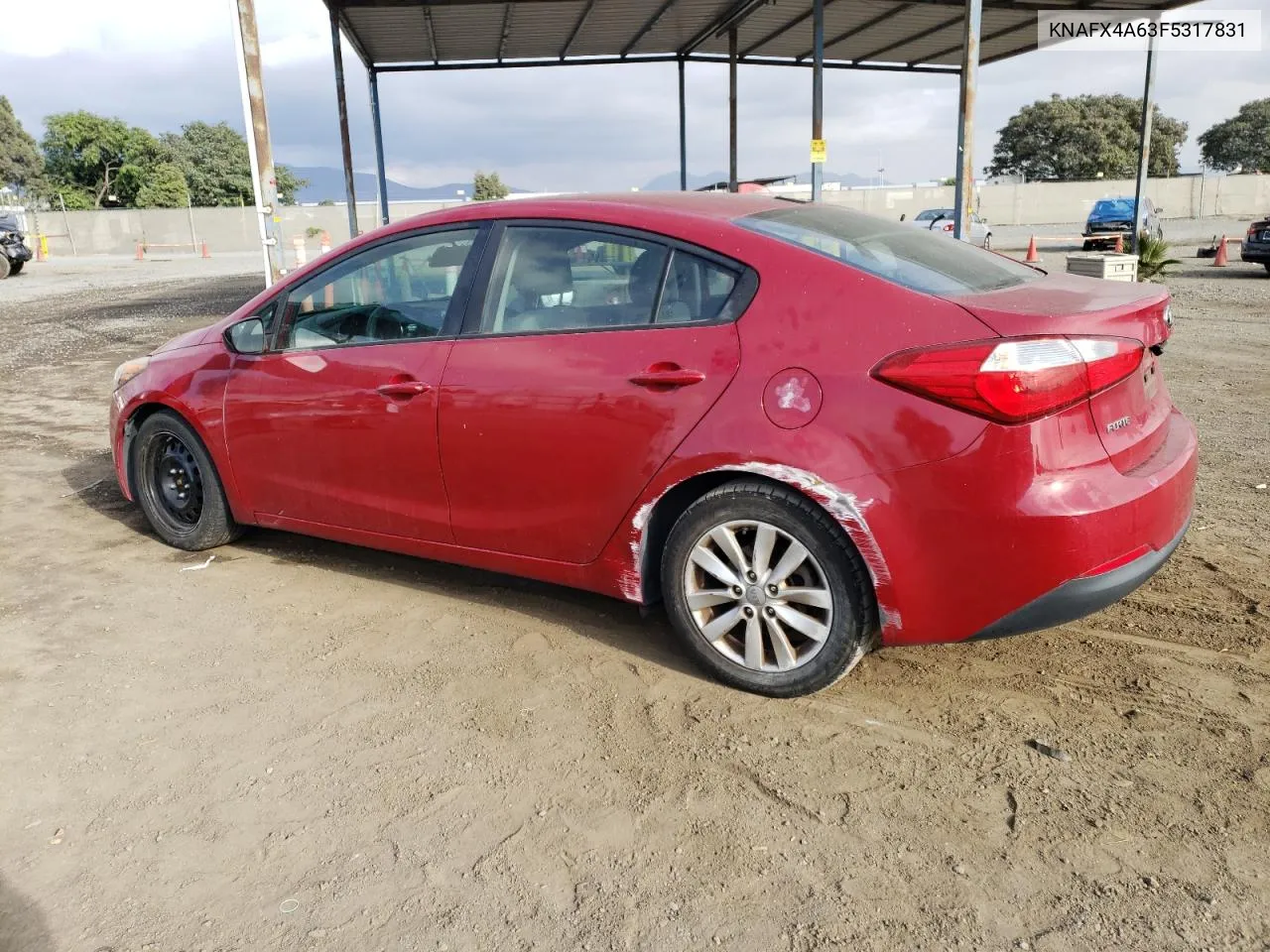 2015 Kia Forte Lx VIN: KNAFX4A63F5317831 Lot: 76840274