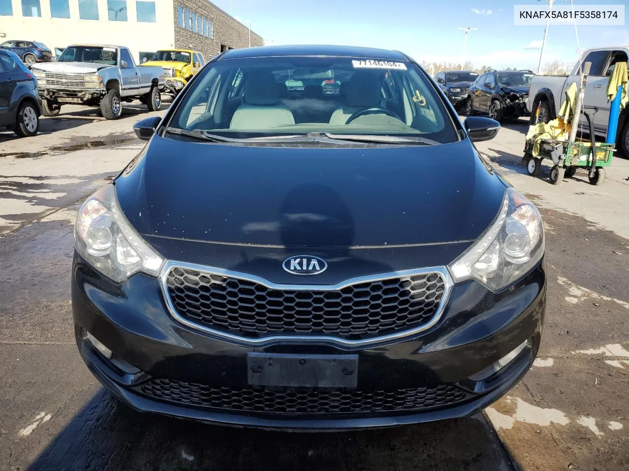 2015 Kia Forte Ex VIN: KNAFX5A81F5358174 Lot: 77146104