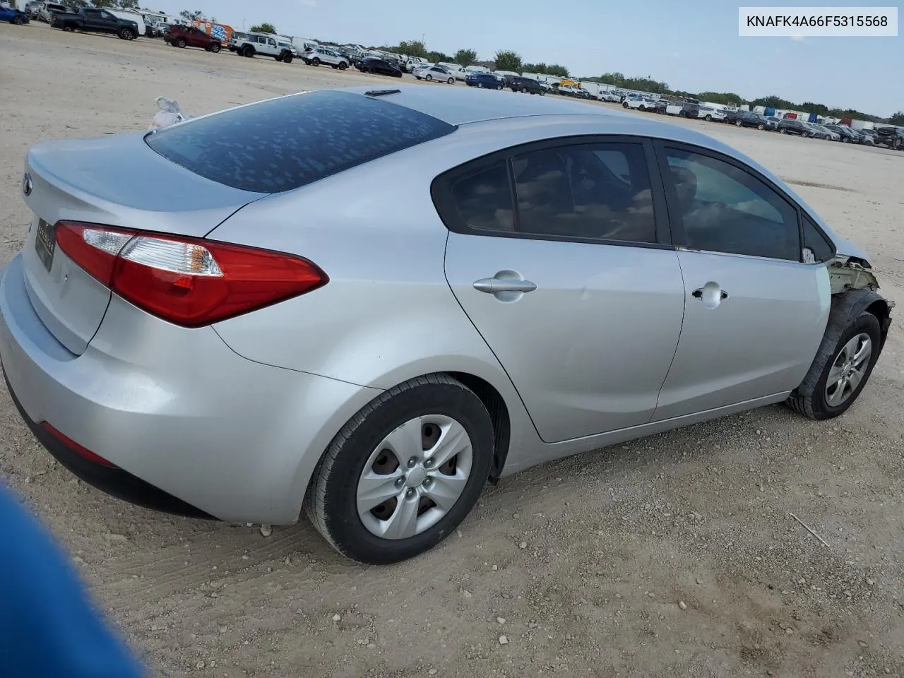 2015 Kia Forte Lx VIN: KNAFK4A66F5315568 Lot: 78037534