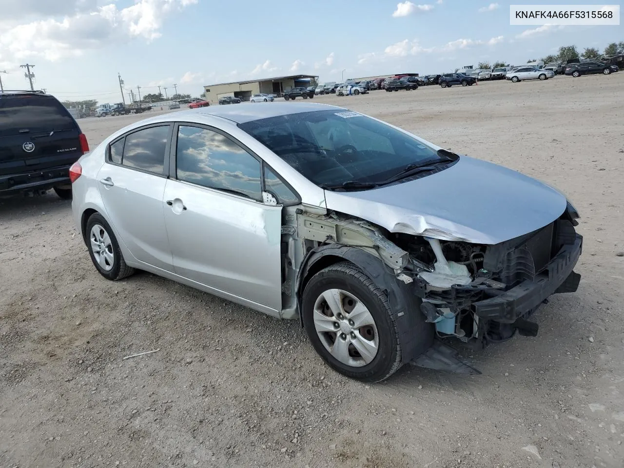 2015 Kia Forte Lx VIN: KNAFK4A66F5315568 Lot: 78037534