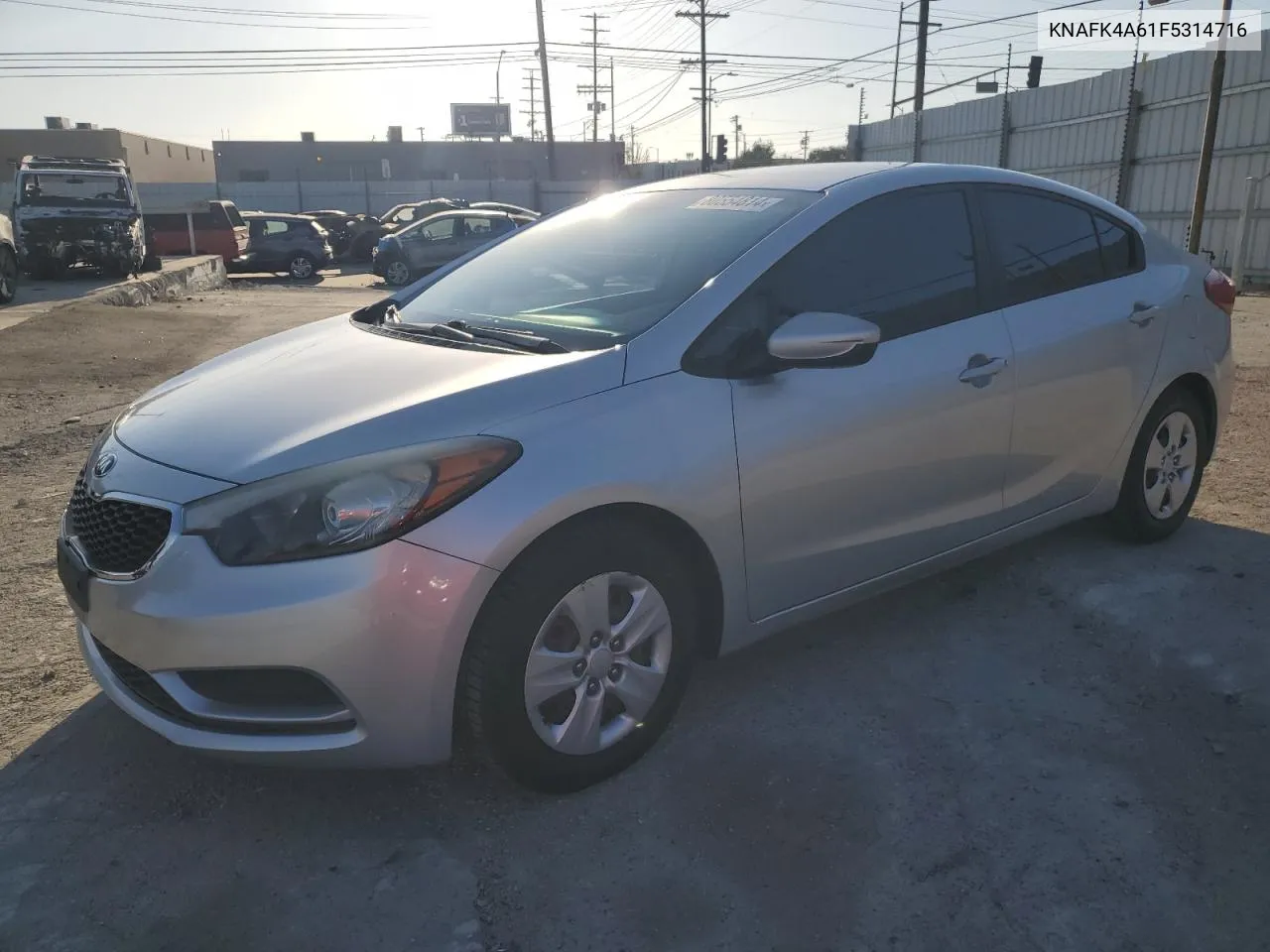 2015 Kia Forte Lx VIN: KNAFK4A61F5314716 Lot: 80554814