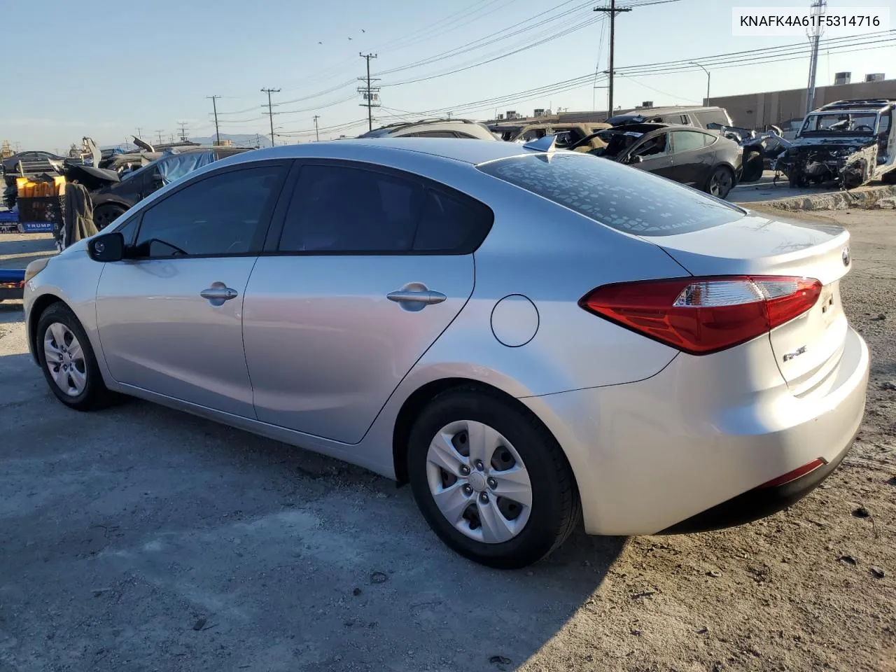 2015 Kia Forte Lx VIN: KNAFK4A61F5314716 Lot: 80554814