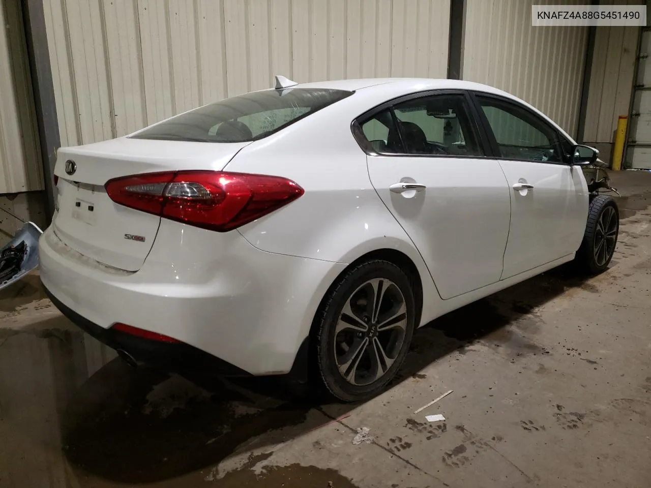 2016 Kia Forte Ex VIN: KNAFZ4A88G5451490 Lot: 38385524