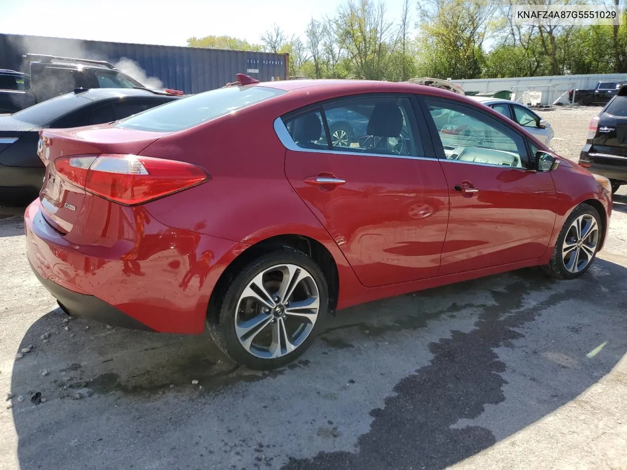 2016 Kia Forte Ex VIN: KNAFZ4A87G5551029 Lot: 53475354