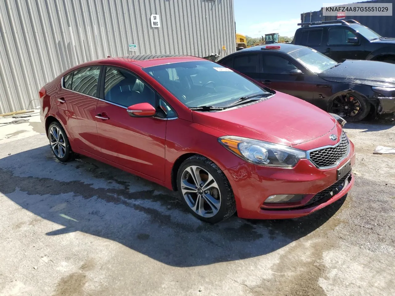 2016 Kia Forte Ex VIN: KNAFZ4A87G5551029 Lot: 53475354