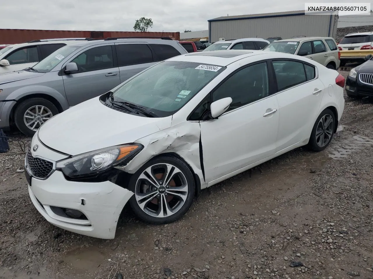 2016 Kia Forte Ex VIN: KNAFZ4A84G5607105 Lot: 54755654