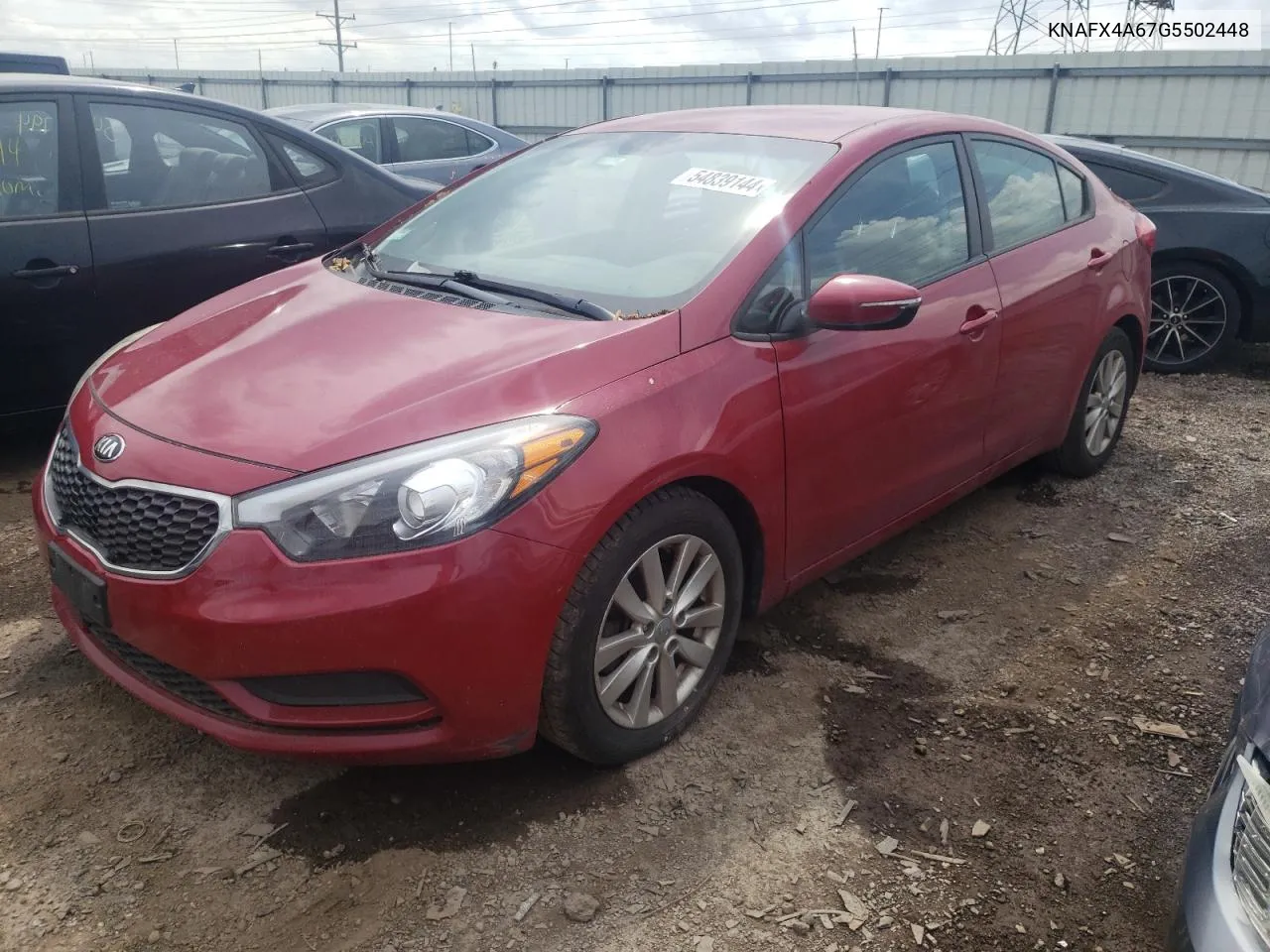 2016 Kia Forte Lx VIN: KNAFX4A67G5502448 Lot: 54839144