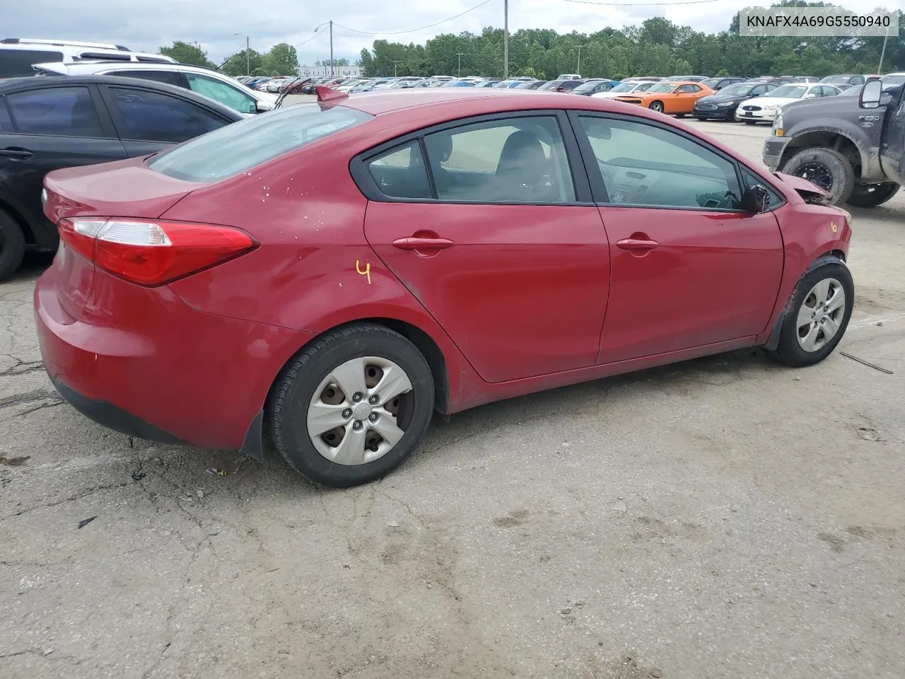 KNAFX4A69G5550940 2016 Kia Forte Lx