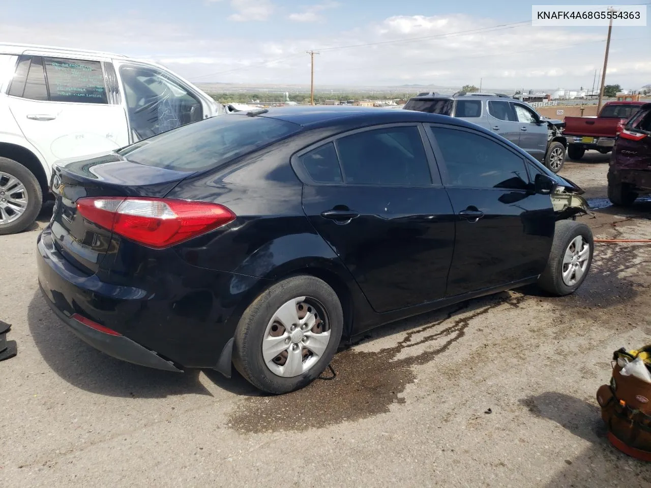 2016 Kia Forte Lx VIN: KNAFK4A68G5554363 Lot: 57952074