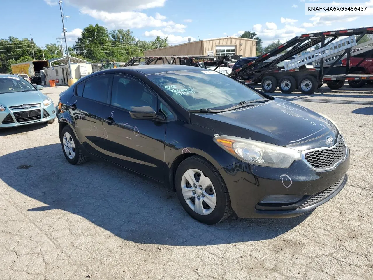 KNAFK4A6XG5486437 2016 Kia Forte Lx