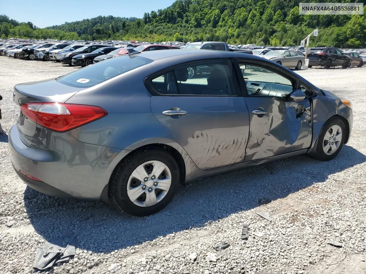 2016 Kia Forte Lx VIN: KNAFX4A64G5536881 Lot: 58941804