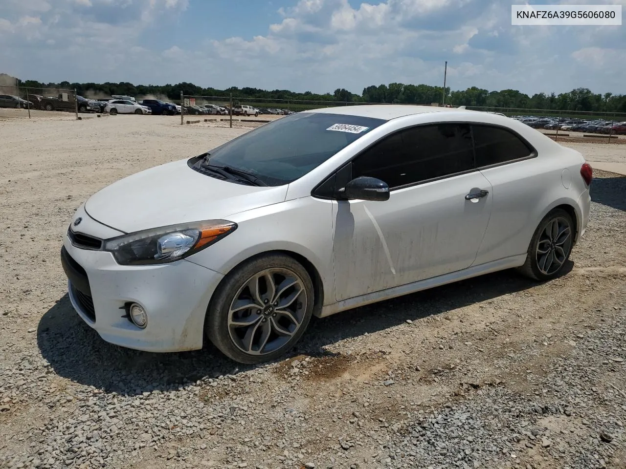 2016 Kia Forte Sx VIN: KNAFZ6A39G5606080 Lot: 59064454