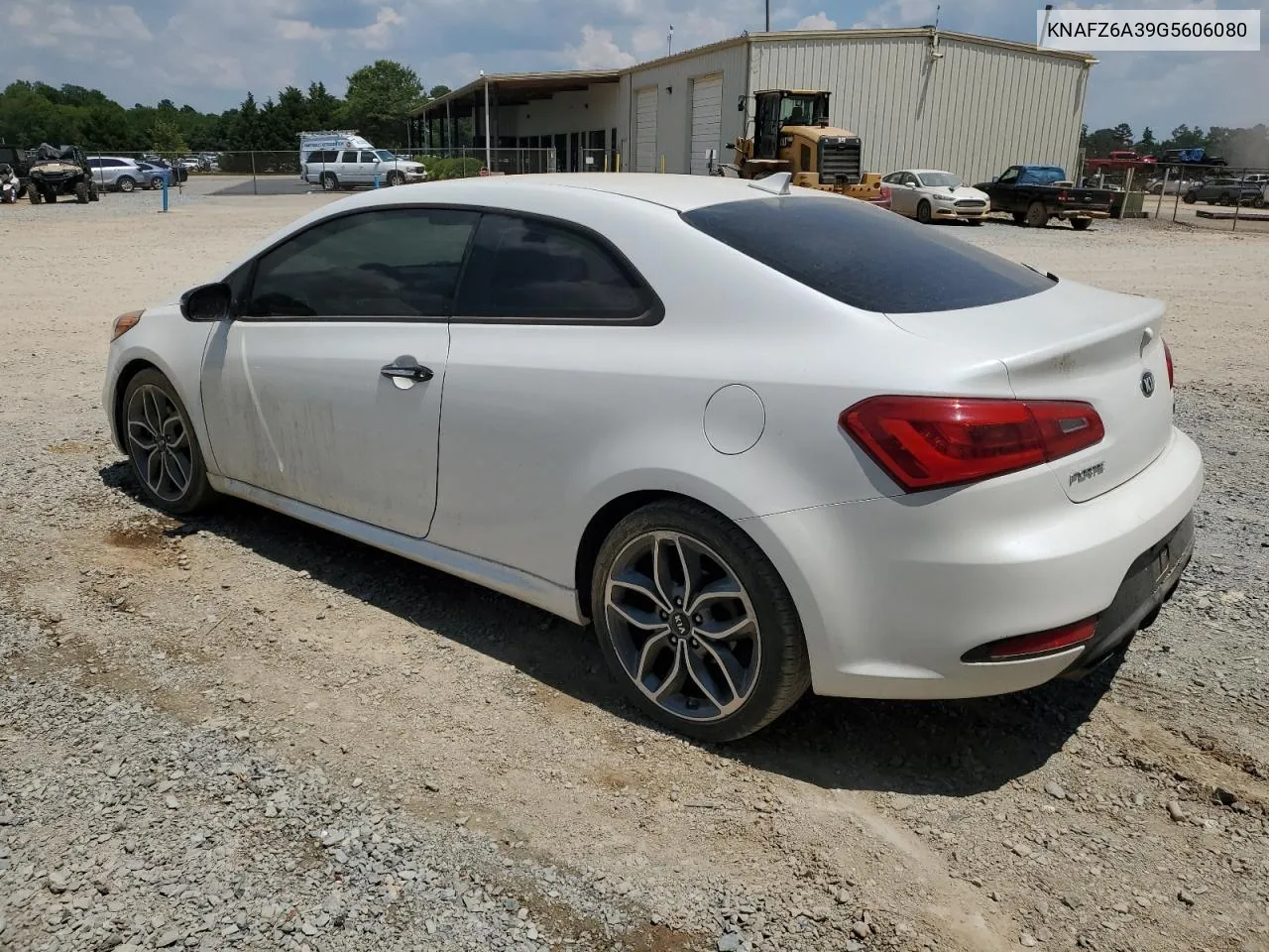 2016 Kia Forte Sx VIN: KNAFZ6A39G5606080 Lot: 59064454