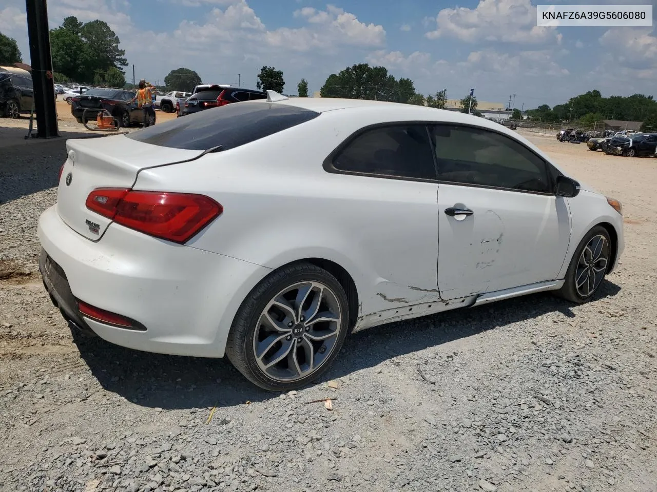 2016 Kia Forte Sx VIN: KNAFZ6A39G5606080 Lot: 59064454