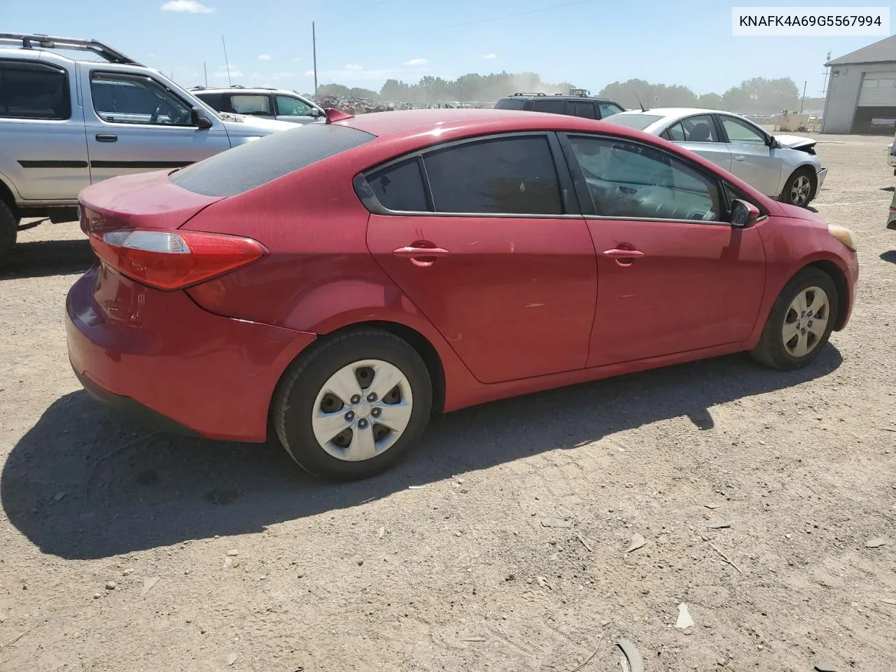 2016 Kia Forte Lx VIN: KNAFK4A69G5567994 Lot: 59070574