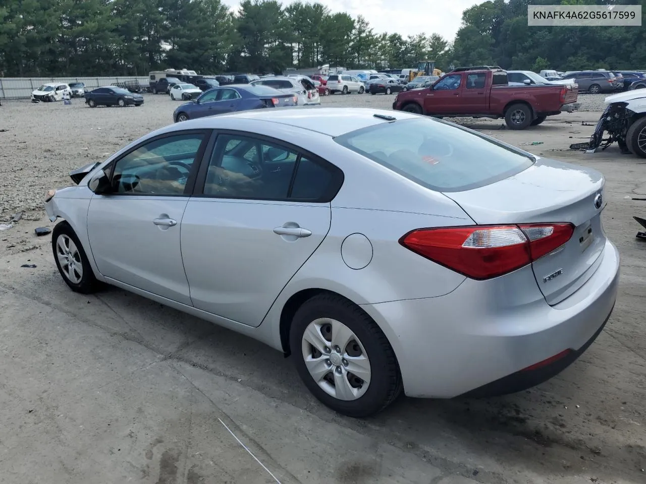 2016 Kia Forte Lx VIN: KNAFK4A62G5617599 Lot: 60719974