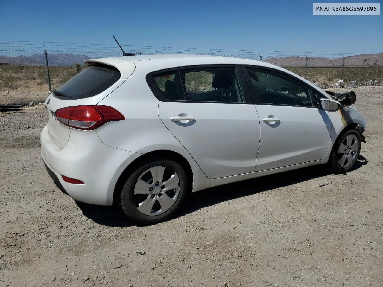 2016 Kia Forte Lx VIN: KNAFK5A86G5597896 Lot: 61153474