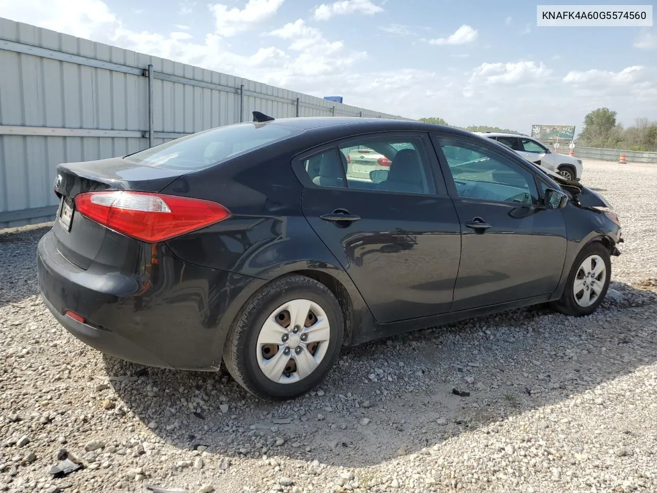 2016 Kia Forte Lx VIN: KNAFK4A60G5574560 Lot: 61342964