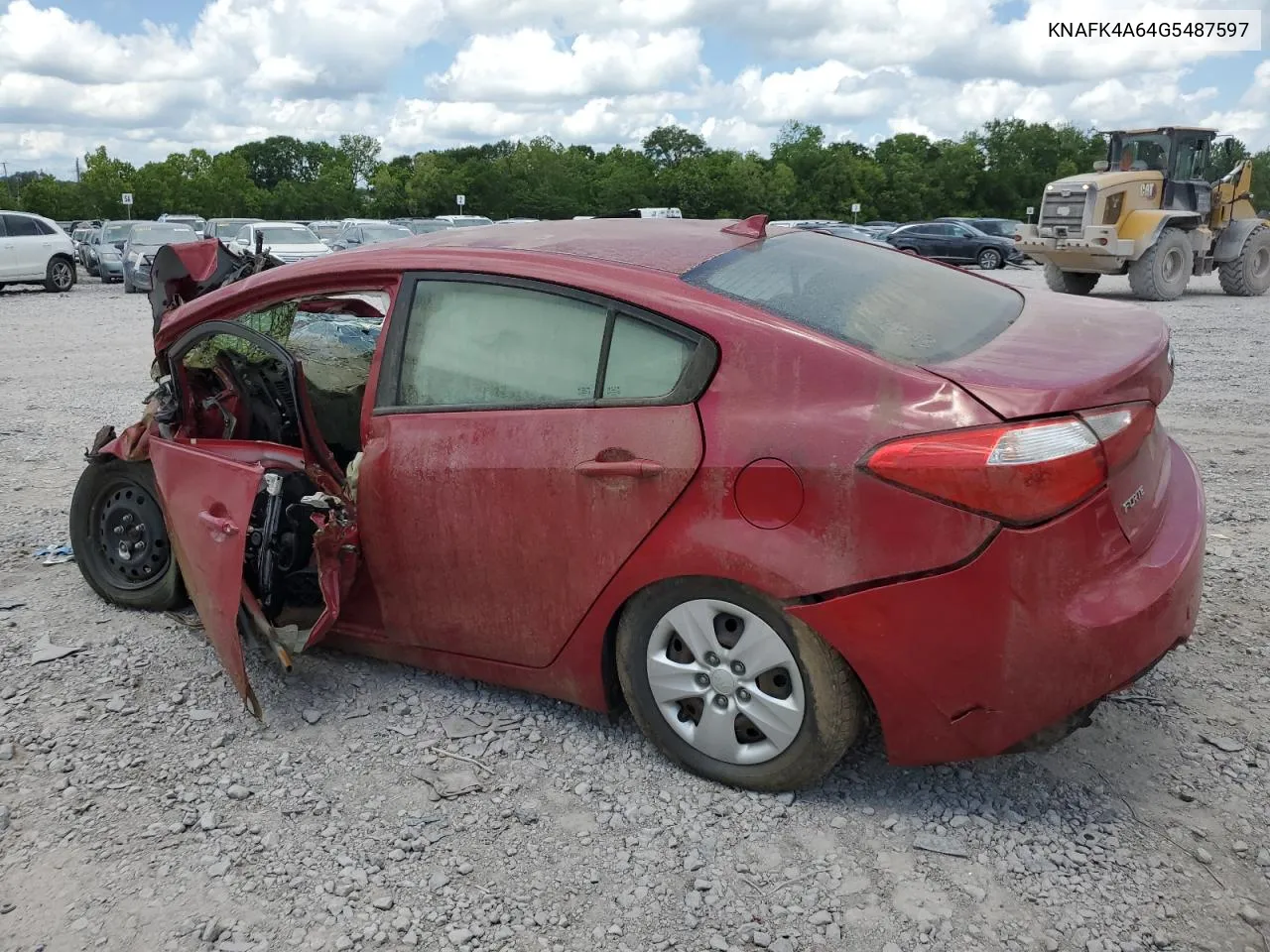 2016 Kia Forte Lx VIN: KNAFK4A64G5487597 Lot: 62262814