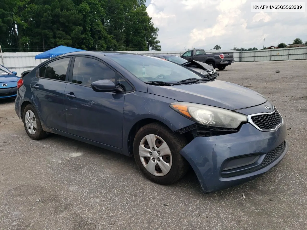 2016 Kia Forte Lx VIN: KNAFK4A65G5563389 Lot: 63636154