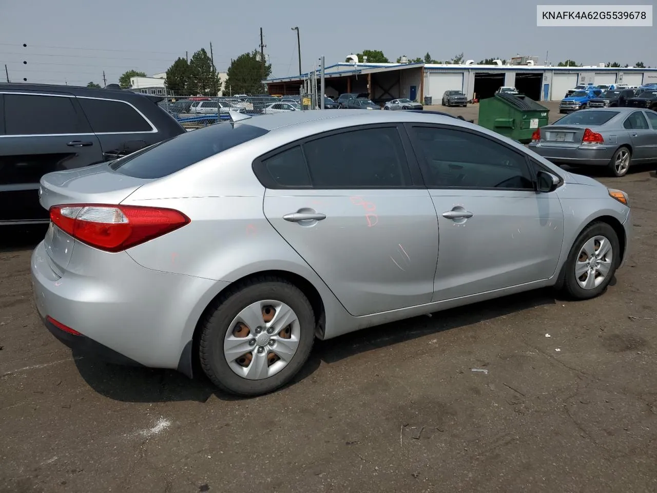 2016 Kia Forte Lx VIN: KNAFK4A62G5539678 Lot: 64198624