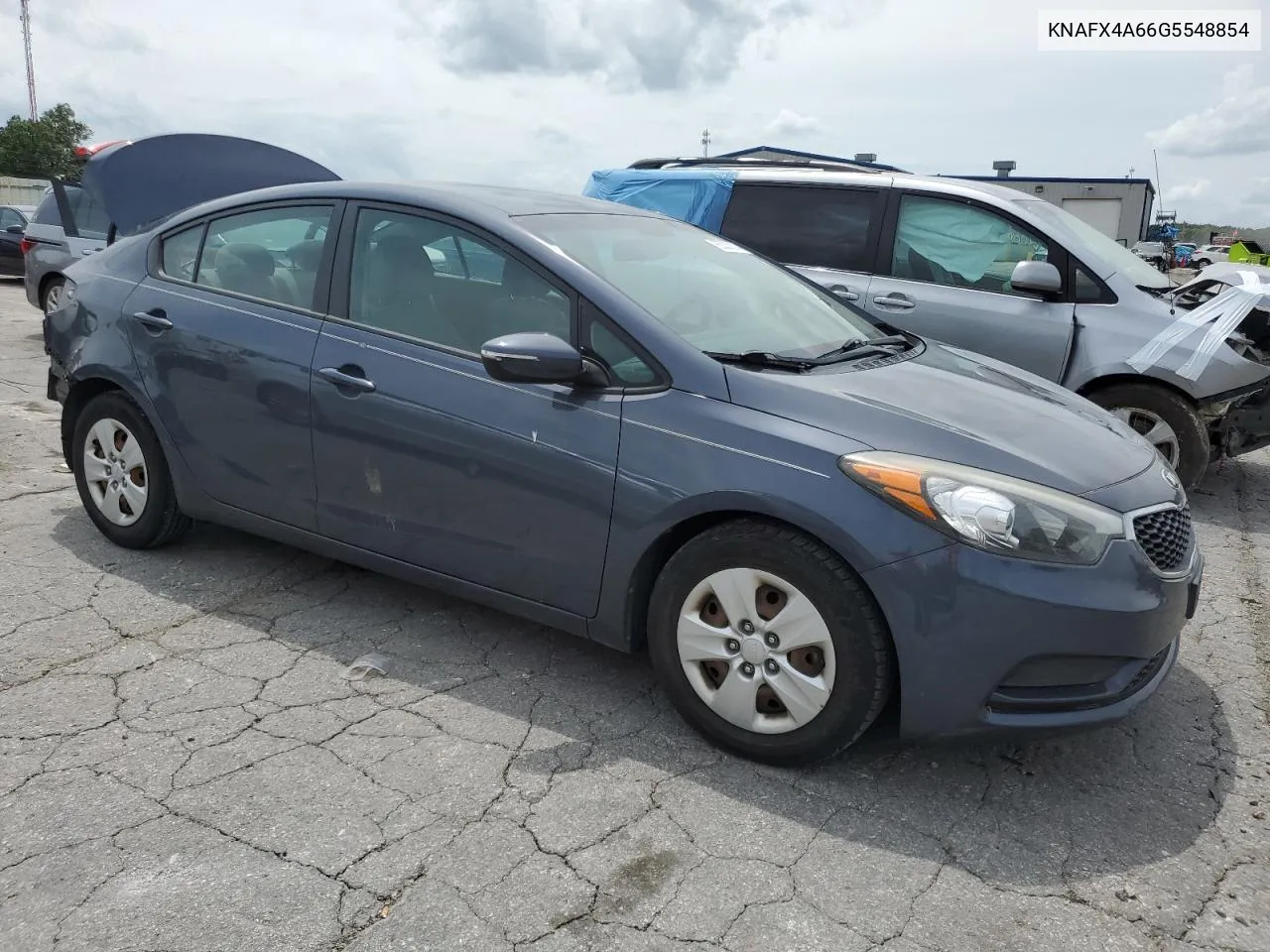 KNAFX4A66G5548854 2016 Kia Forte Lx