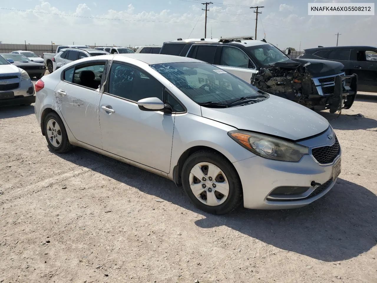 KNAFK4A6XG5508212 2016 Kia Forte Lx