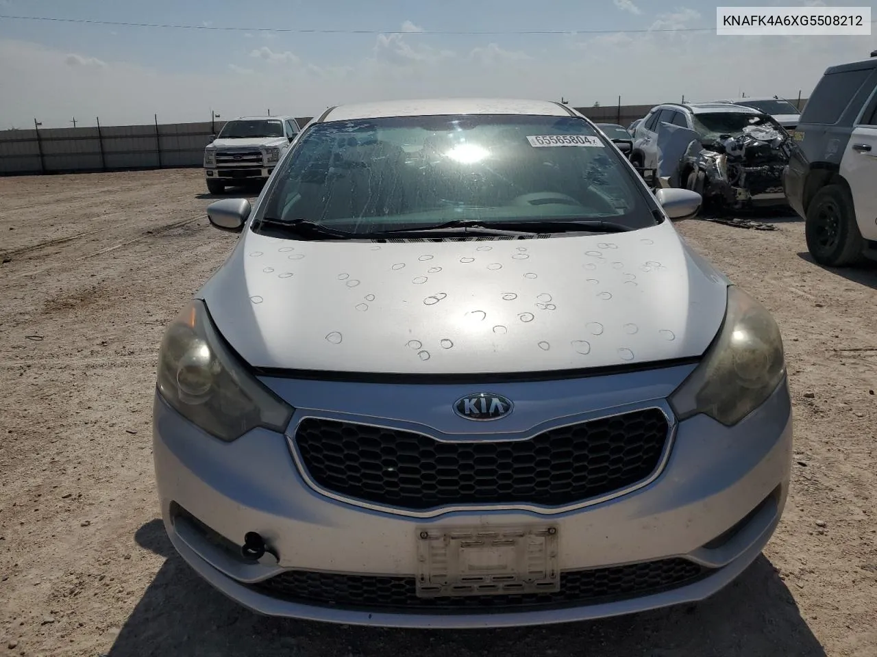 2016 Kia Forte Lx VIN: KNAFK4A6XG5508212 Lot: 65565804