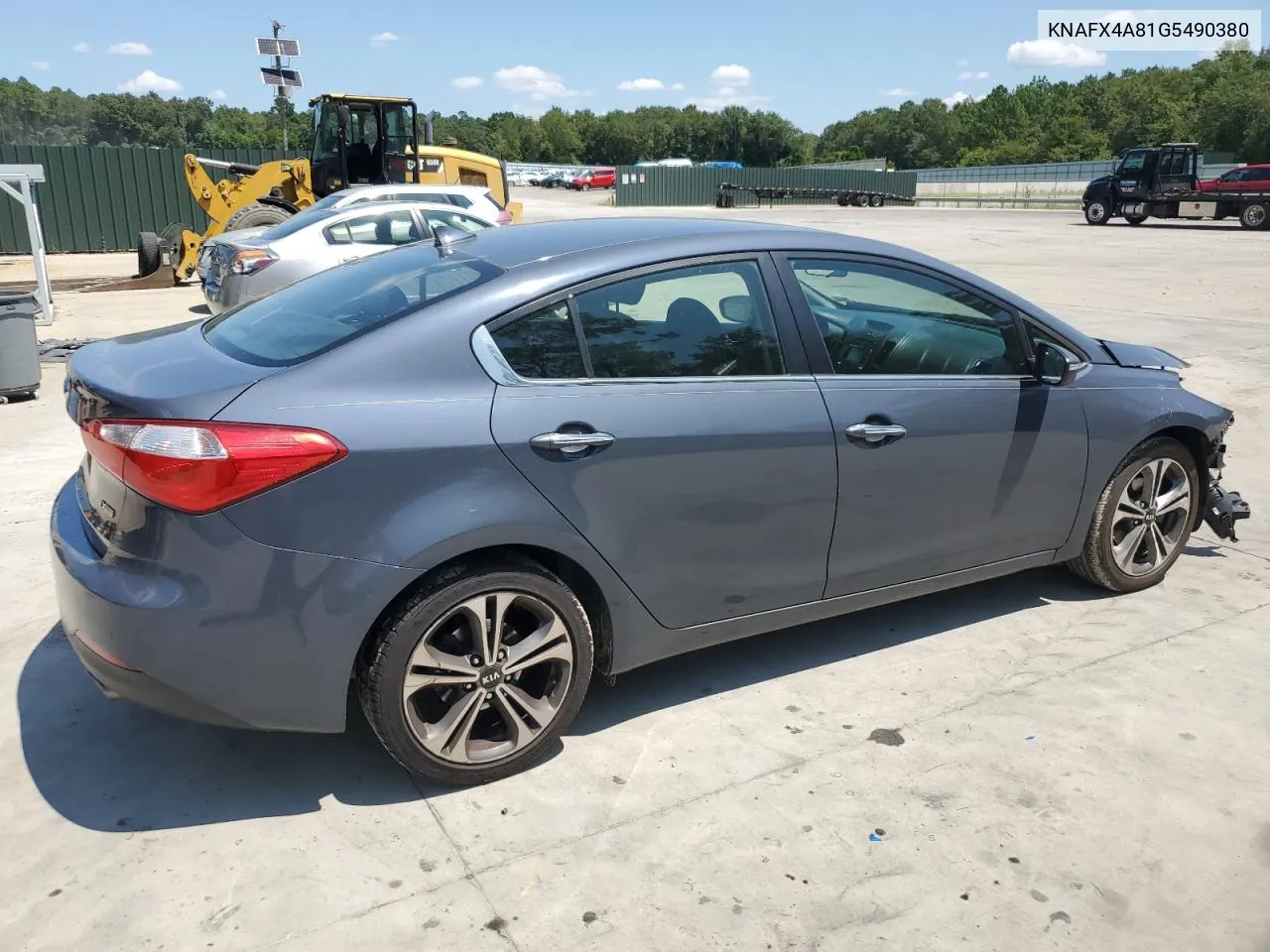 KNAFX4A81G5490380 2016 Kia Forte Ex