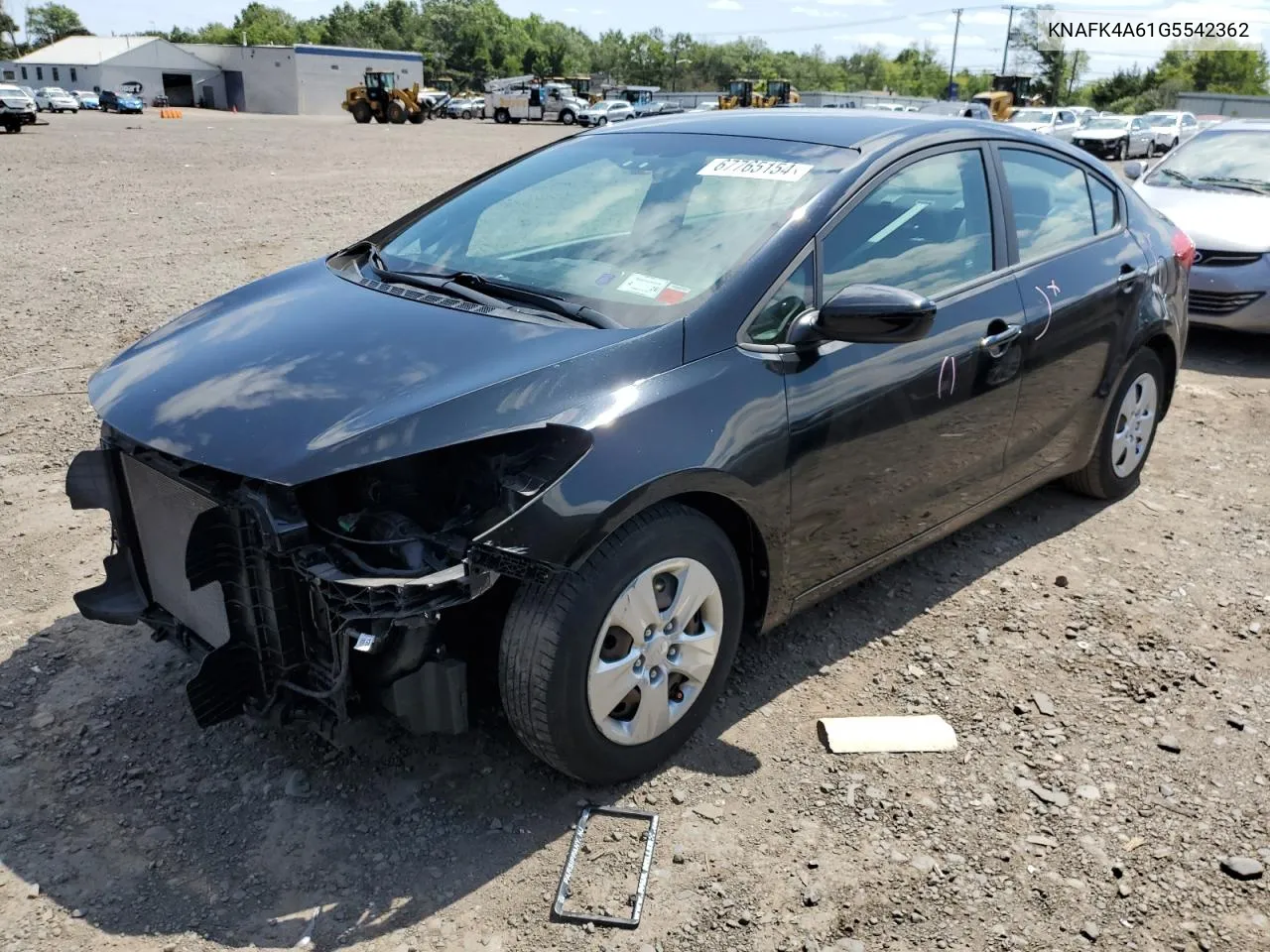 2016 Kia Forte Lx VIN: KNAFK4A61G5542362 Lot: 67765154