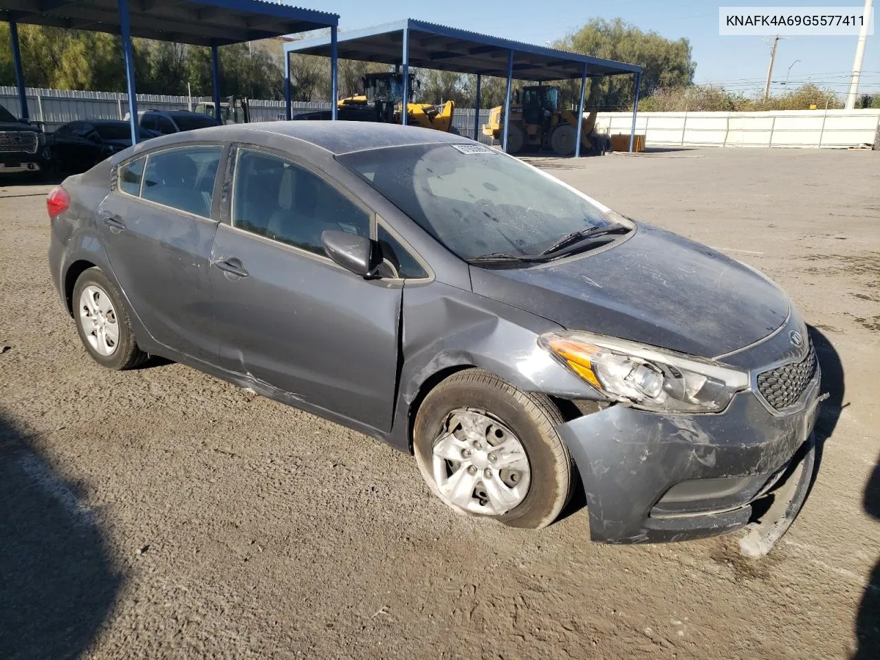 KNAFK4A69G5577411 2016 Kia Forte Lx