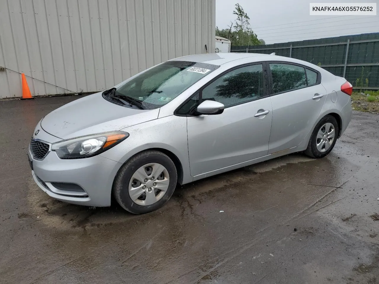 2016 Kia Forte Lx VIN: KNAFK4A6XG5576252 Lot: 68221394