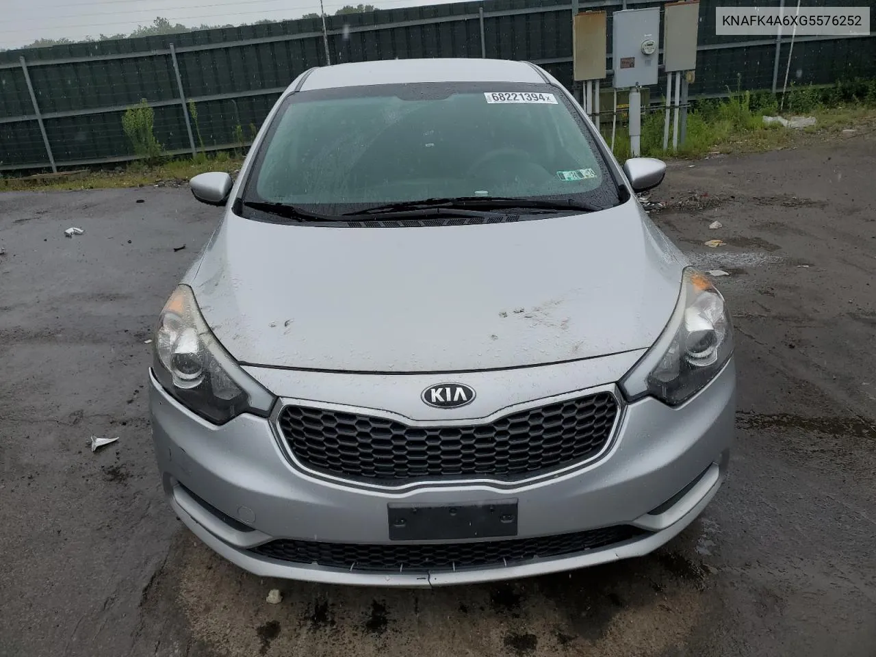 KNAFK4A6XG5576252 2016 Kia Forte Lx