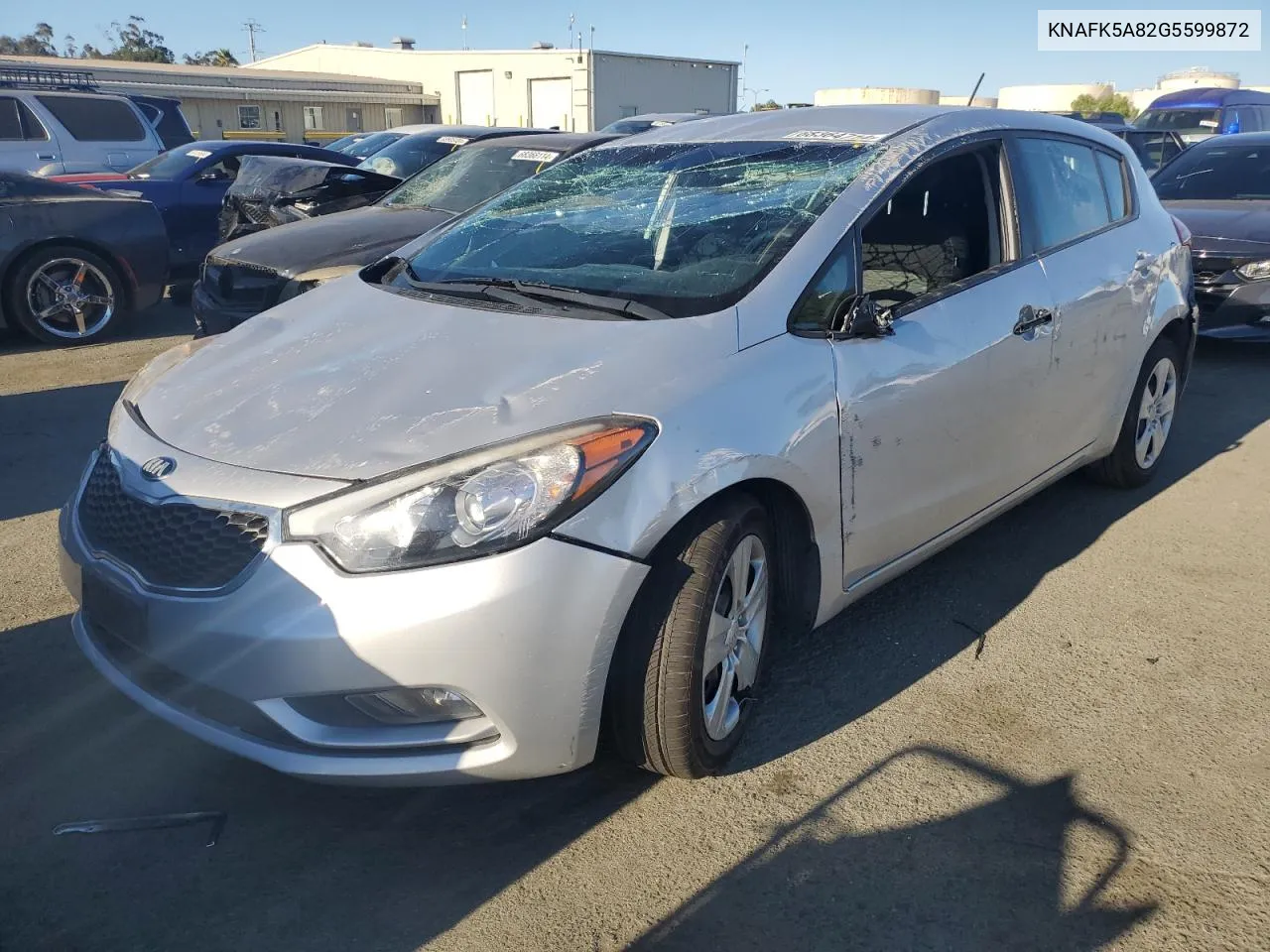 KNAFK5A82G5599872 2016 Kia Forte Lx