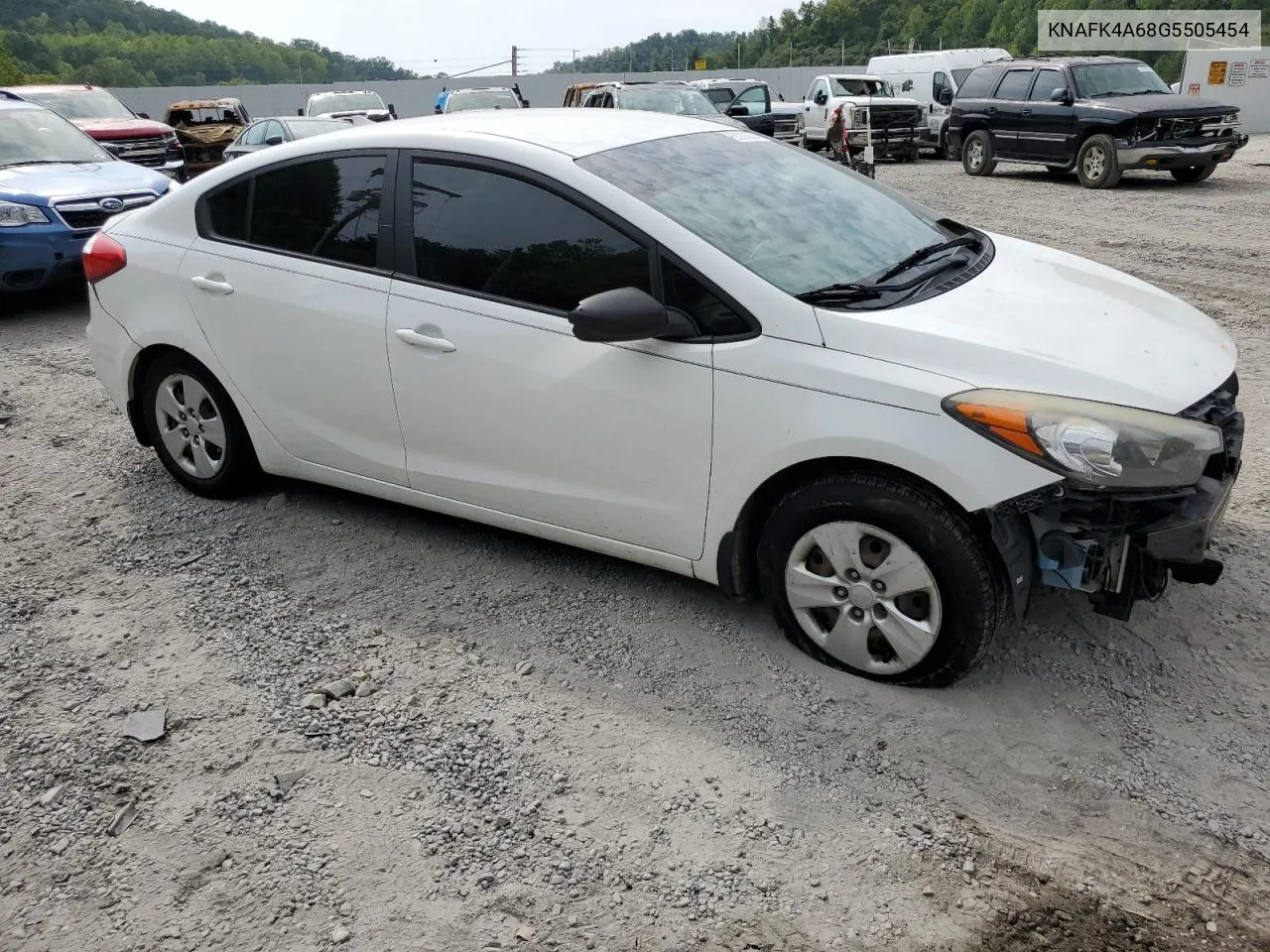 2016 Kia Forte Lx VIN: KNAFK4A68G5505454 Lot: 68702524