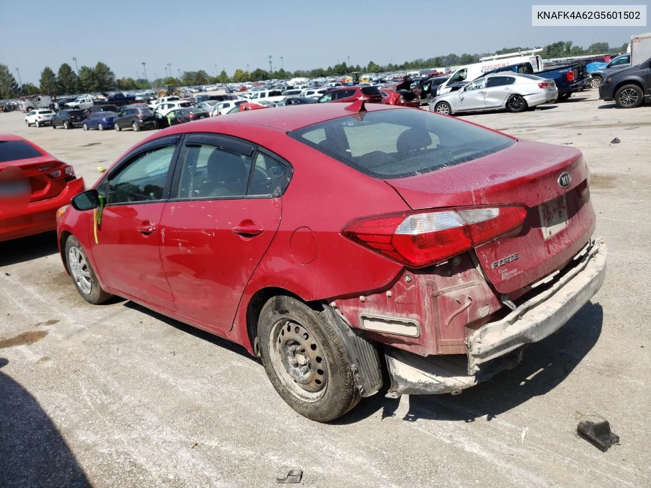 2016 Kia Forte Lx VIN: KNAFK4A62G5601502 Lot: 68890654