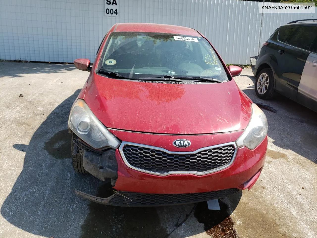 2016 Kia Forte Lx VIN: KNAFK4A62G5601502 Lot: 68890654