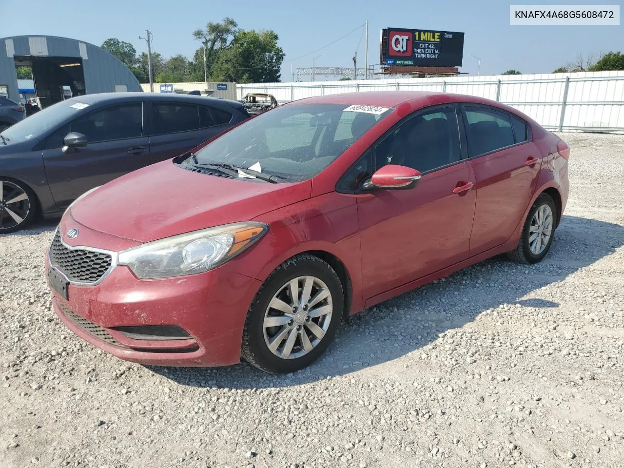 2016 Kia Forte Lx VIN: KNAFX4A68G5608472 Lot: 68942624