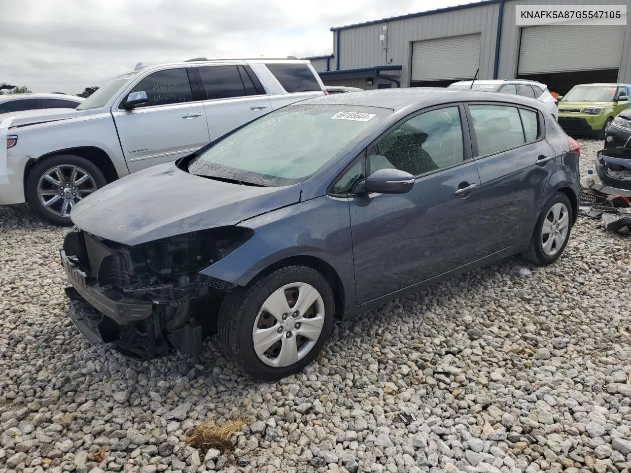 KNAFK5A87G5547105 2016 Kia Forte Lx