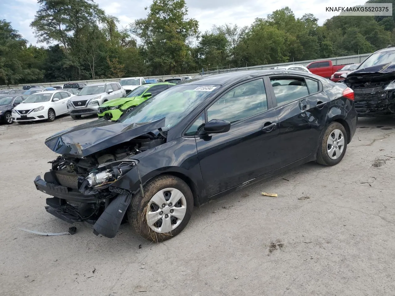 2016 Kia Forte Lx VIN: KNAFK4A6XG5520375 Lot: 69156494