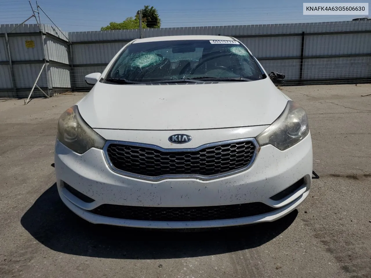 KNAFK4A63G5606630 2016 Kia Forte Lx