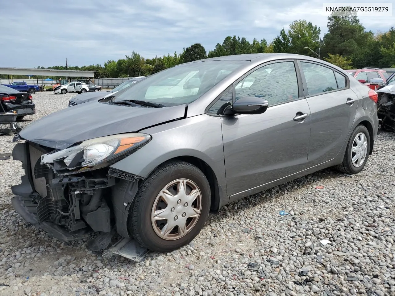 KNAFX4A67G5519279 2016 Kia Forte Lx